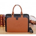 Hermes Briefcase Original Calf Leather H3005 Black VS04138