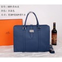 Hermes Briefcase Original Calf Leather H8591 Royal VS08260