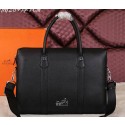 Hermes Briefcase Original Calf Leather HM2285 Black VS04826