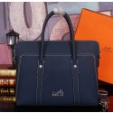 Hermes Briefcase Original Calf Leather HM98321 Royal VS04029