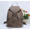 Hermes Calfskin Leather Backpack H1718 Grey VS09189