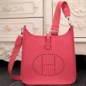 Hermes Evelyne 32cm Messenger Bag H1188 Dark Pink VS09224