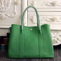 Hermes Garden Party 36 30 Tote Bag in Imported Togo Leather Green VS04055