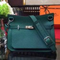 Hermes Jypsiere 28CM Bag Green Taurillon Clemence Leather H0628 VS08557