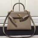 Hermes Kelly 28 Tote Bag in Grey Togo Leather HK0928 VS02392