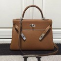 Hermes Kelly 32 Tote Bag in Brown Togo Leather HK0932 VS07633