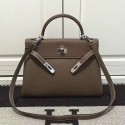 Hermes Kelly 32 Tote Bag in Chocolate Togo Leather HK0932 VS08924