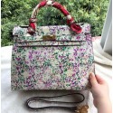 Hermes Kelly 32cm Shoulder Bag Lizard Leather K32LI Floral VS07201