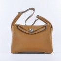 Hermes Lindy 30CM Grainy Leather Shoulder Bag H6207 Wheat VS00305