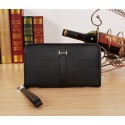 Hermes Original Leather Clutch H2898 Black VS02870