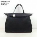 Hermes Oxer Top Handle Messenger Bag H8096 Black VS00430