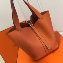 Hermes Picotin Lock 22 Tote Bag Togo Leather Orange HP1112 VS08029