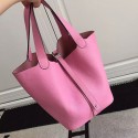 Hermes Picotin Lock 22 Tote Bag Togo Leather Pink HP1112 VS06314
