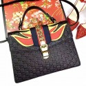 High Imitation Gucci Flames Sylvie Gucci Signature Bag Black 431665 VS07601