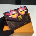 High Imitation Louis Vuitton Monogram Canvas Victorine Wallet Pink M60661 VS02782