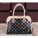 High Imitation Louis Vuitton Monogram Multicolore Tote Bags M41809 Black VS08879