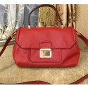 High Imitation miu miu Soft Nappa-effect Calf Leather Bag RN1079 Red VS02260