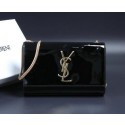 High Imitation Yves Saint Laurent Classic Patent Clutch 311010 Black VS07483