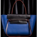 High Quality Celine Belt Bag Original Leather CL3345M Blue&Black&Orange VS03796