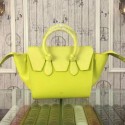 High Quality Celine Tie Nano Top Handle Bag Original Leather CT98313 Lemon VS00516