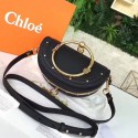 High Quality Chloe Nile Small Bracelet Minaudiere Bag Black 230605 VS00704