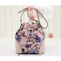 High Quality Gucci Camouflage Leather Bucket Bag 354228 Pink VS09527