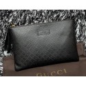 High Quality Gucci Diamante Leather Clutch G66233 Black VS00021