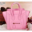 High Quality Replica Celine Luggage Nano Bag Ferrari Leather CL3308S Pink VS08017