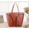 High Quality Replica Celine Medium Cabas Phantom Bag Smooth Leather C3348 Brown VS00289