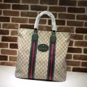 High Quality Replica Gucci GG Supreme Tote Green 473870 VS01891