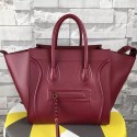 Hot Celine Luggage Phantom Tote Bag Original Leather C16725 Burgundy VS04878