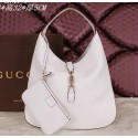 Hot Gucci Jackie Soft Leather Hobo Bag 362968 White VS09809