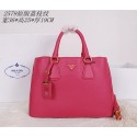 Hot Imitation Prada Grainy Leather Tote Bag BN2579 Rosy VS07440