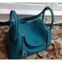 Hot Knockoff Hermes Lindy 30CM Original Leather Shoulder Bag HLD30 Light Green VS07966