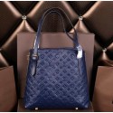 Hot Louis Vuitton Monogram Empreinte Voltaire Tote Bag M98226 Royal VS02580