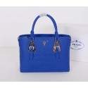 Hot Prada Original Calfskin Leather Tote Bag BN1902 Royal VS05381