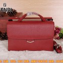 Hot Replica Fendi Demi Jour Bag Saffiano Leather F6070 Wine VS07486
