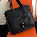 Hot Replica Hermes Halzan 31 Bag in Black Taurillon Clemence Leather H070428 VS06711