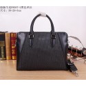 Hot Replica Prada Original Leather Briefcase P285872 Black VS02721