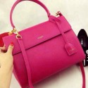 Hot Replica Saint Laurent Medium Moujik Top Handle Bag Y30430 Rose VS03194