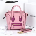 Imitation 1:1 Celine Nao Luggage 88029 in Pink Original Leather VS03244