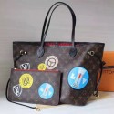 Imitation 1:1 Louis Vuitton Monogram Canvas Neverfull World Tour M42844 VS06186