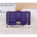 Imitation 1:1 MISS DIOR Shoulder Bag in Original Lambskin CD0314 Purple VS01393