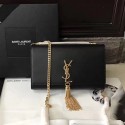 Imitation AAA Saint Laurent Monogram Shoulder Bag in Black Leather 354119 VS03594