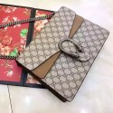 Imitation AAAAA Gucci Dionysus GG Supreme Shoulder Bag Taupe 403348 VS06225