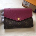 Imitation Best Louis Vuitton Pallas Compact Wallet Burgundy M64072 VS04310