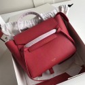Imitation Celine Grained Calfskin Belt Bag Dark Red C010704 VS01978