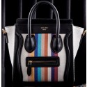Imitation Celine Luggage Nano Bag Original Canvas CLT3309S Rainbow VS03555