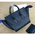 Imitation Celine Tie Top Handle Bag Original Leather 98314 Royal VS06663