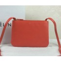Imitation Celine Trio Original Leather Shoulder Bag C98317 Orange VS09187